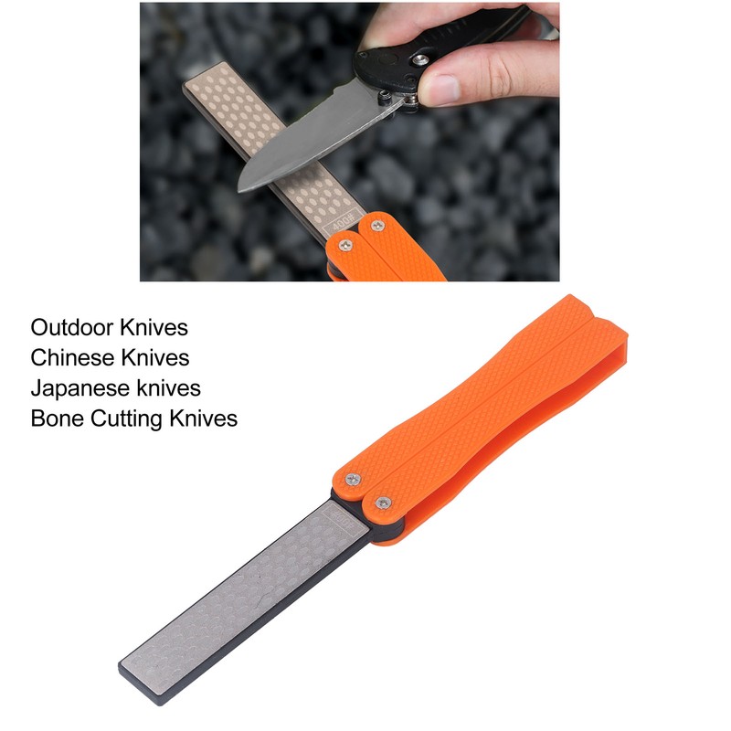 Knife Sharpener Foldable Fan Shaped Adamas Material Lightweight Portable Knife