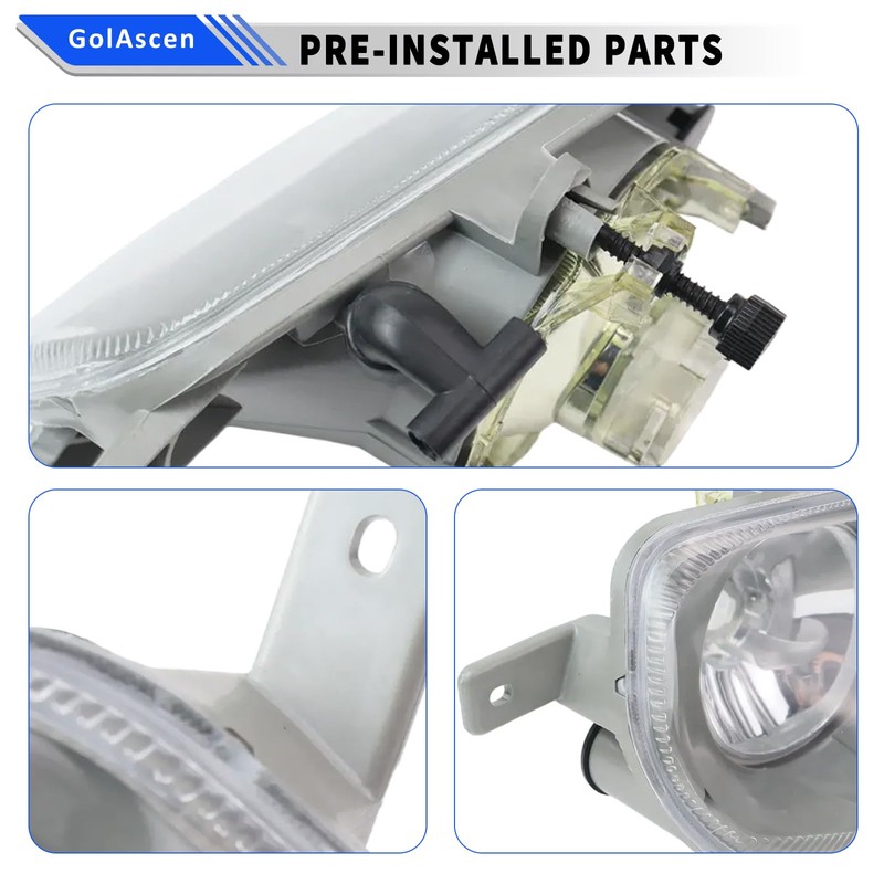 GolAscen 2 PCS Car Fog Light Lamp Driver Side OR