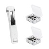 Boxkat 1 Pcs Portable Recyclable Handheld Paper Clam Clip Dispenser