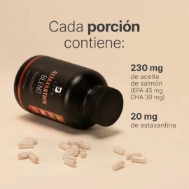 Astaxantina 180 Caps Con Omega 3 Salmón. B Life Sabor Sin sabor