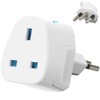 UK To Switzerland Plug Adapter | MyTravelPal® Switzerland Travel Adaptor
