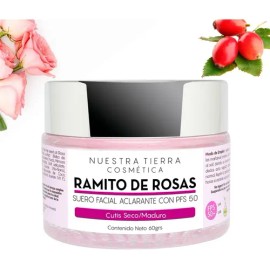 Suero Facial Aclarante Ramito De Rosas Con Fps 50+ Tipo de piel Cutis Seco/Maduro
