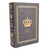 Book Shape Storage Box Large Capacity Wooden European Style Decorative