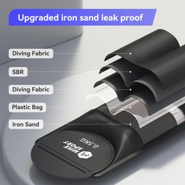 Ankle Weights,Strength Training Weight Sets For Men Women,Leg Weight Straps for Fitness,Yoga,Running,Workout,1kg/2.2Lbs Each Ankle