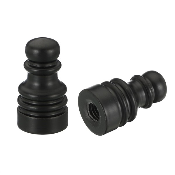 PATIKIL 1" Tall Iron Lamp Finials Cap Knob, 2Pcs Lamp