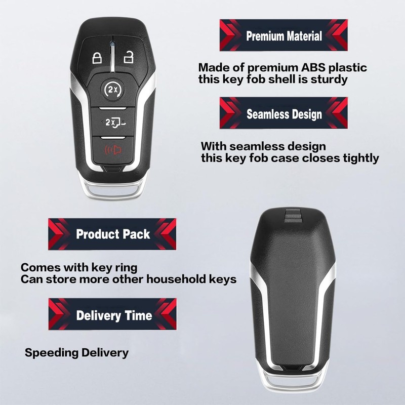 Keyless Entry Remote Smart Key Fob Shell Case Button Pad