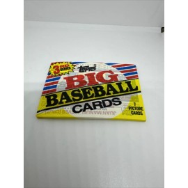 Unopened Pack of 1988 Topps Big Baseball Cards 3rd Series vintage wax 7 cards