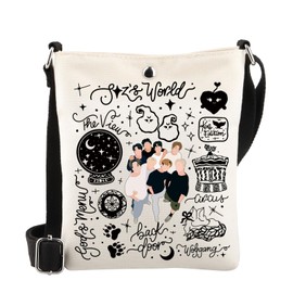 WSNANG Korean Group Member Crossbody Bag Stay Fan Shoulder Bag Stay Fandom Gifts Music Lover Gifts (world CB)