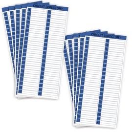 Replacement for Breaker Panel Labels Electrical Electric Box Sticker Breaker Fuse Panel Directory Labels Stickers(10 Pack)