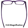Birdz Eyewear BPA Free Non Carcinogenic Readers Purple Frame with