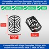 Hair Strainer for Shower Drain, Pack of 1, Black, Compatible