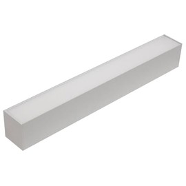 LEDOne Corp 2FT LED Linear Light Fixture 15-25W Selectable CCT 3500K-5000K Commercial Strip Light 3311 Lumens DLC Listed Warehouse Office