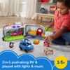 Fisher-Price Little People Toddler Playset, Light-Up Learning Camper, Electronic Toy
