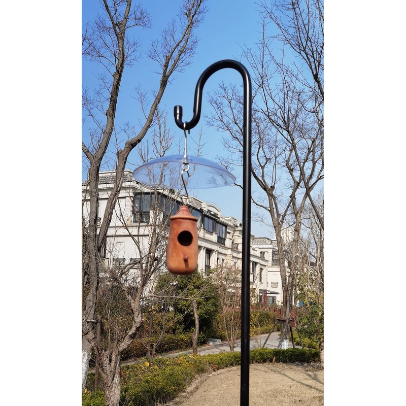 8" Mini Rain Cover for Bird Feeder/House - Clear Small