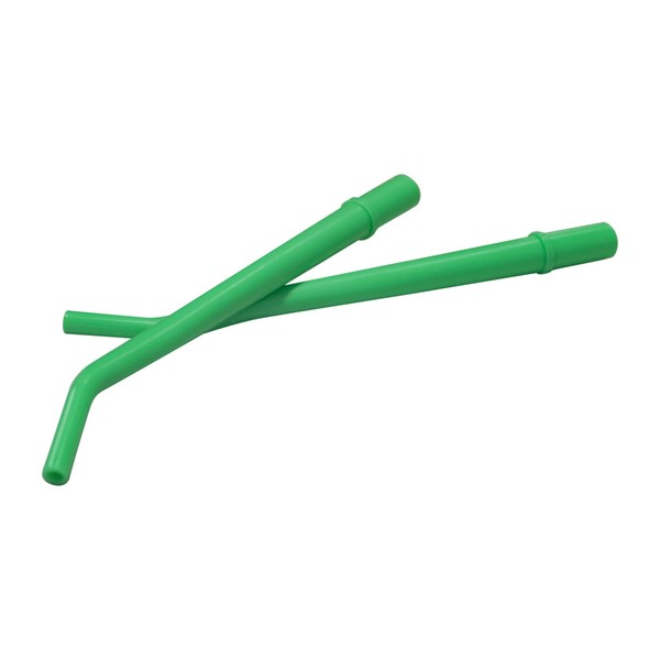 100 Large Dental Surgical Aspirator Aspirating Green Suction Tips, 1