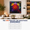 36 pcs Silver Square Puzzle Saver Sheets, Preserve & Frame