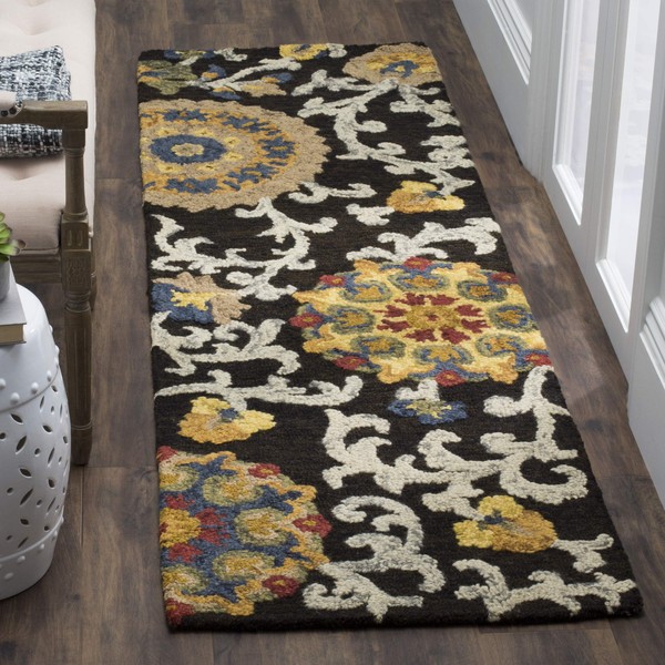 Safavieh Blossom Collection BLM401A Handmade Premium Wool Runner, 2'3" x