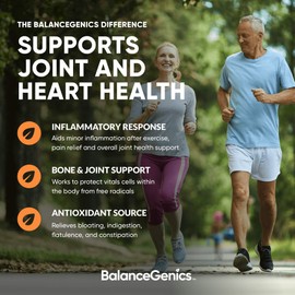 BalanceGenics Turmeric Curcumin Supplement with Black Pepper & Ginger Root 1000mg | Optimized Formula 95% Curcuminoids Curcuma | Joint Health & Inflammation Support | 60 Capsules Powder Filled