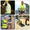 Pack of 6 Safety Vests, 360° Reflective Car Vest, Washable,