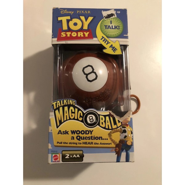 Mattel NIB Y2K Toy Story Talking Magic 8 Ball