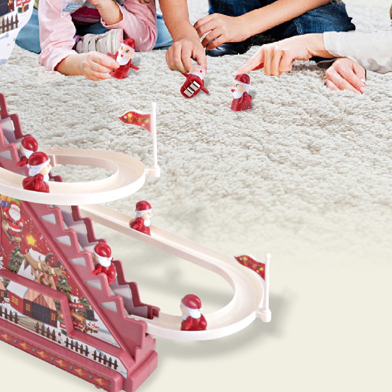 Electronic Christmas Track Slide Automatic Early Educational Christmas Sliding Roller