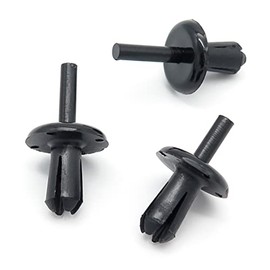 VVO Fasteners- Black Plastic Windscreen Cowl/Scuttle Panel Clips for Volvo S80, V50, S40, C70, V70 (including XC), XC70, XC90, (Pack of 10)