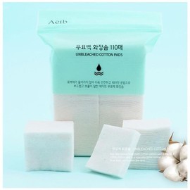 [Out_64] Unbleached Cotton Cleansing Pads Pure Cotton Skin Pads 100 Sheets 1P (49491380) / [아우트_64]무표백 화장솜 클렌징솜 순면 스킨솜 100매 1P (49491380)