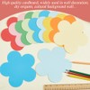 SOFPLATE Set of 8, 72 Pieces, 6 Inch Flower Paper