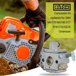 Butom MS170 Carburetor for Stihl MS 170 MS180 MS 180 017 018 Chainsaw Replace 1130 120 0603 C1Q-S57A C1Q-S57B
