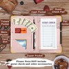 YeeCASE Server Book, Alphabet Waitress Book for Waitress, Leather Waitess