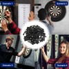 IKOPFLN Pack of 100 Plastic Dart Tips, Soft Dart Tips,