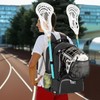 Lacrosse Bag, Lacrosse backpack with Stick Holder & Hidden Zipper