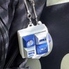 Keyring Transparent Keycap Square Decoration Luminous Light Portable Mini Prop
