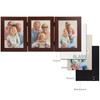 Frametory, 3 Picture Frames 5x7 Trifold Photo Frames Collage -
