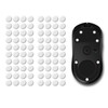 Universal Mouse Sole, 80 Pieces, 0.2 inch (6 mm), Round