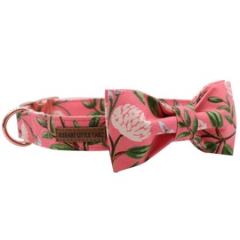 Elegant little tail Dog Collar, Cotton and Webbing, Christmas Dog Collar, Girl or Boy Adjustable Dog Collars, Pet Gift for Small Medium Dogs