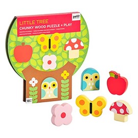 Little Tree Chunky Wooden Puzzle + Game