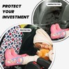 Organizador de asiento trasero de coche con diseño de símbolo