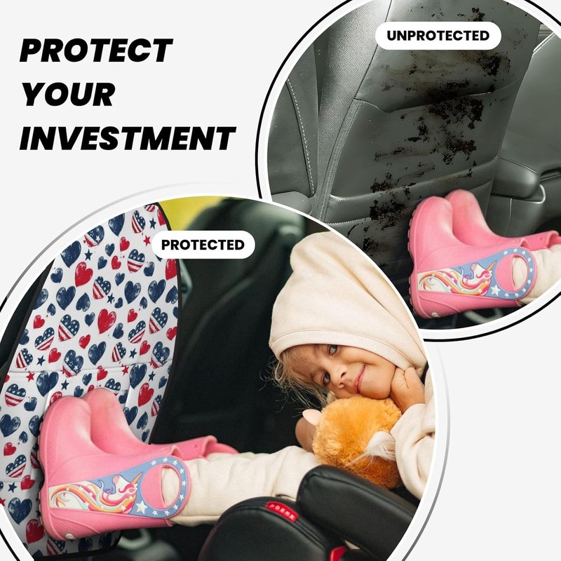 Organizador de asiento trasero de coche con diseño de símbolo