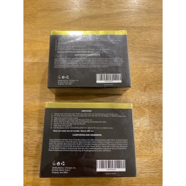 DERMORA 2 Pk Golden Glow Under Eye Patches (40 Pairs Eye Gels) - Rejuvenating Treatment