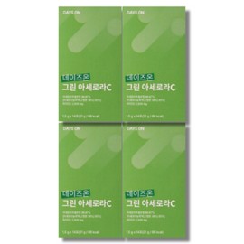 Days On Green Acerola C 14 packs 4 boxes Natural Vitamin C Acerola Concentrate / 데이즈온 그린 아세로라C 14포 4박스 천연 비타민C 아세로라농축액