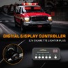 XRIDONSEN 2x 17 inch Red Emergency Lights Bar 40 LED