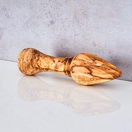 Lemon Squeezer Approx. 15 cm Olive Wood Citrus Juicer Hand Press Unique Kitchen Citrus Lime