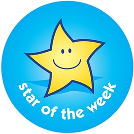 The Sticker Factory 38 mm"Star of The Week" Reward Sticker (Pack of 75)