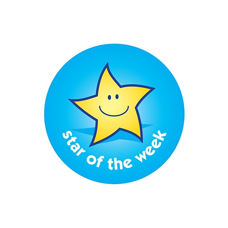 The Sticker Factory 38 mm"Star of The Week" Reward Sticker