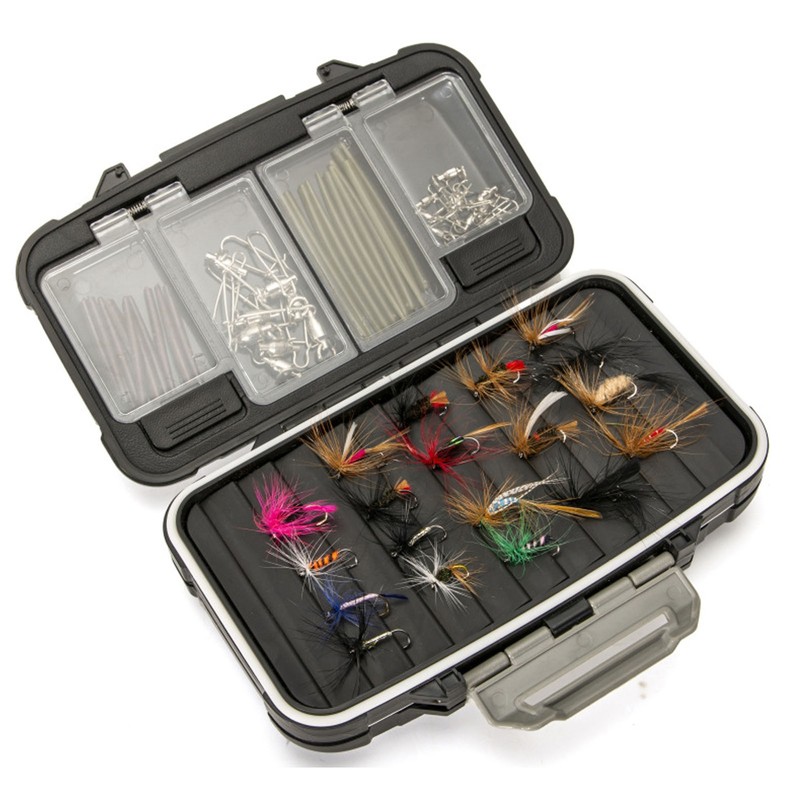 Tackle Boxes Thickened Multifunctional Double Opening 4 Sided Shockproof Sealed
