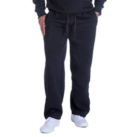 Mens Sweatpants Athletic Leg Opening Fleece Jogger Pants with Pockets