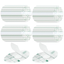 120 Pcs Disposable Waterproof Ear Stickers Covers for Swimming, Hypoallergenic Ear Stickers with Soft Cotton Ear Plugs, Suitable for Family Aldult Use by Bathing (3.19 * 2.09in)