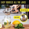 Stainless Steel Lemon Squeezer Press - No Seeds, Pro-Grade, Effortlessly