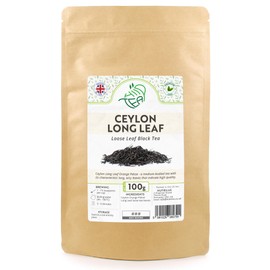 Ceylon OP Long Leaf Loose Leaf Black Tea – Orange Pekoe High-Grade Tea From Sri Lanka (OP Long Leaf, 100g)